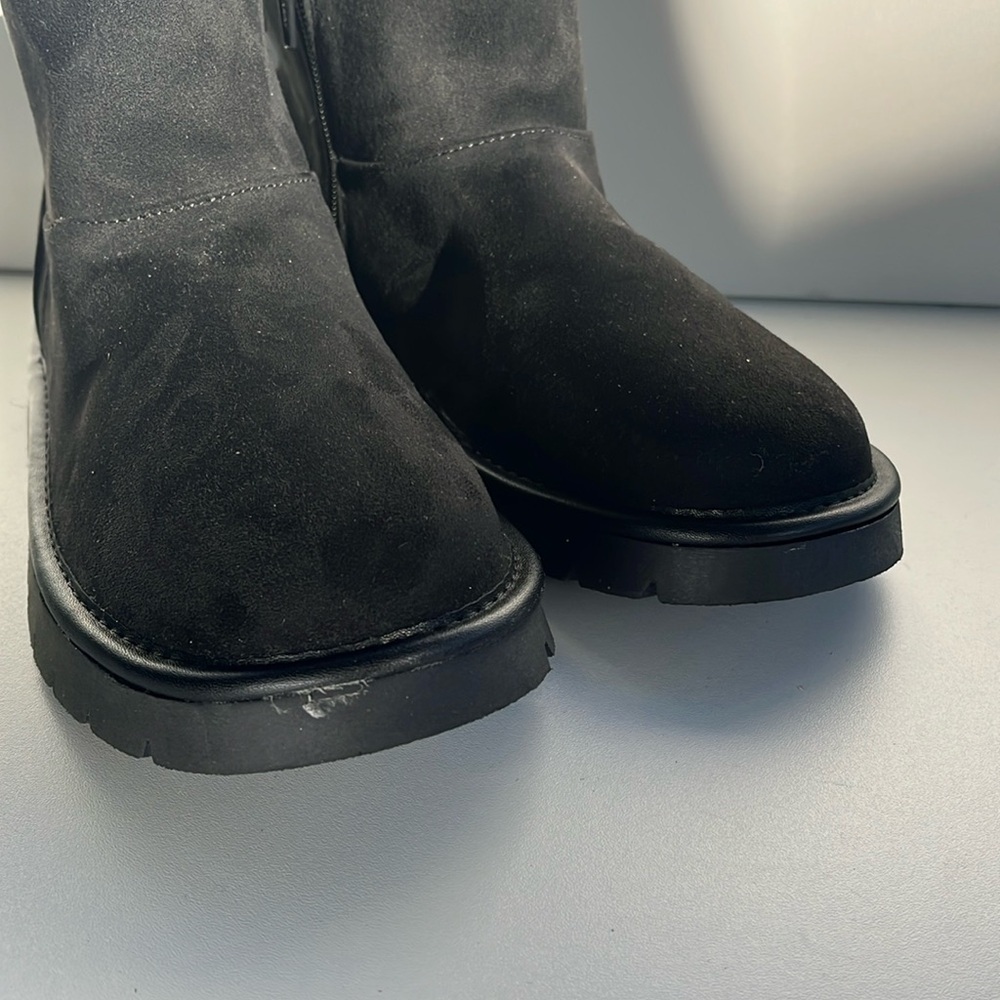 New Women's May Faux Suede Booties Memory Foam Insole Size 9 - Picture 7 of 13